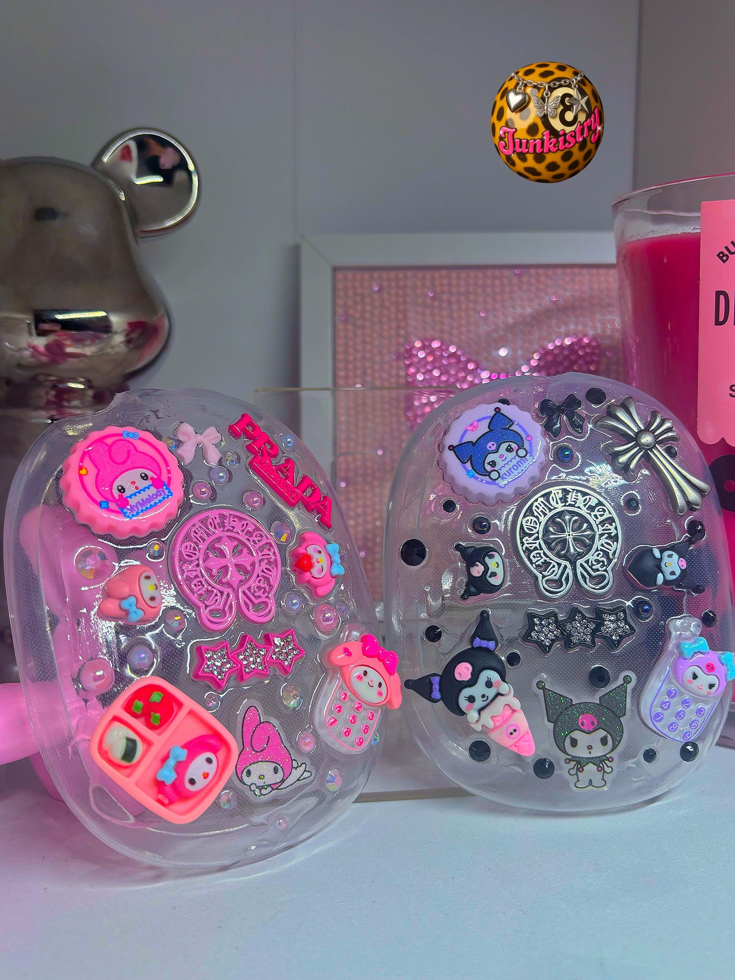 my melody and kuromi premade airpod max case 🫟