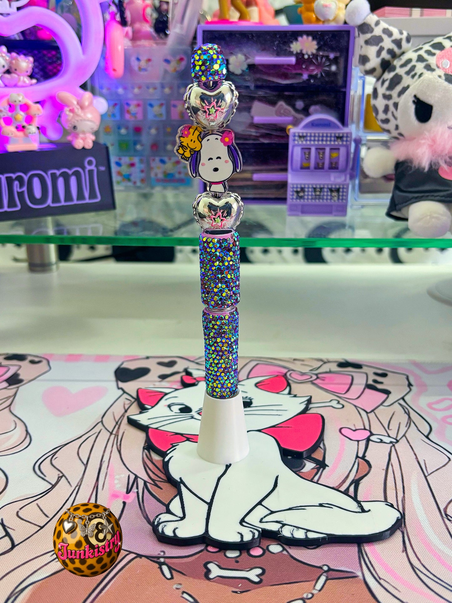 purple snoopy pen 🎀