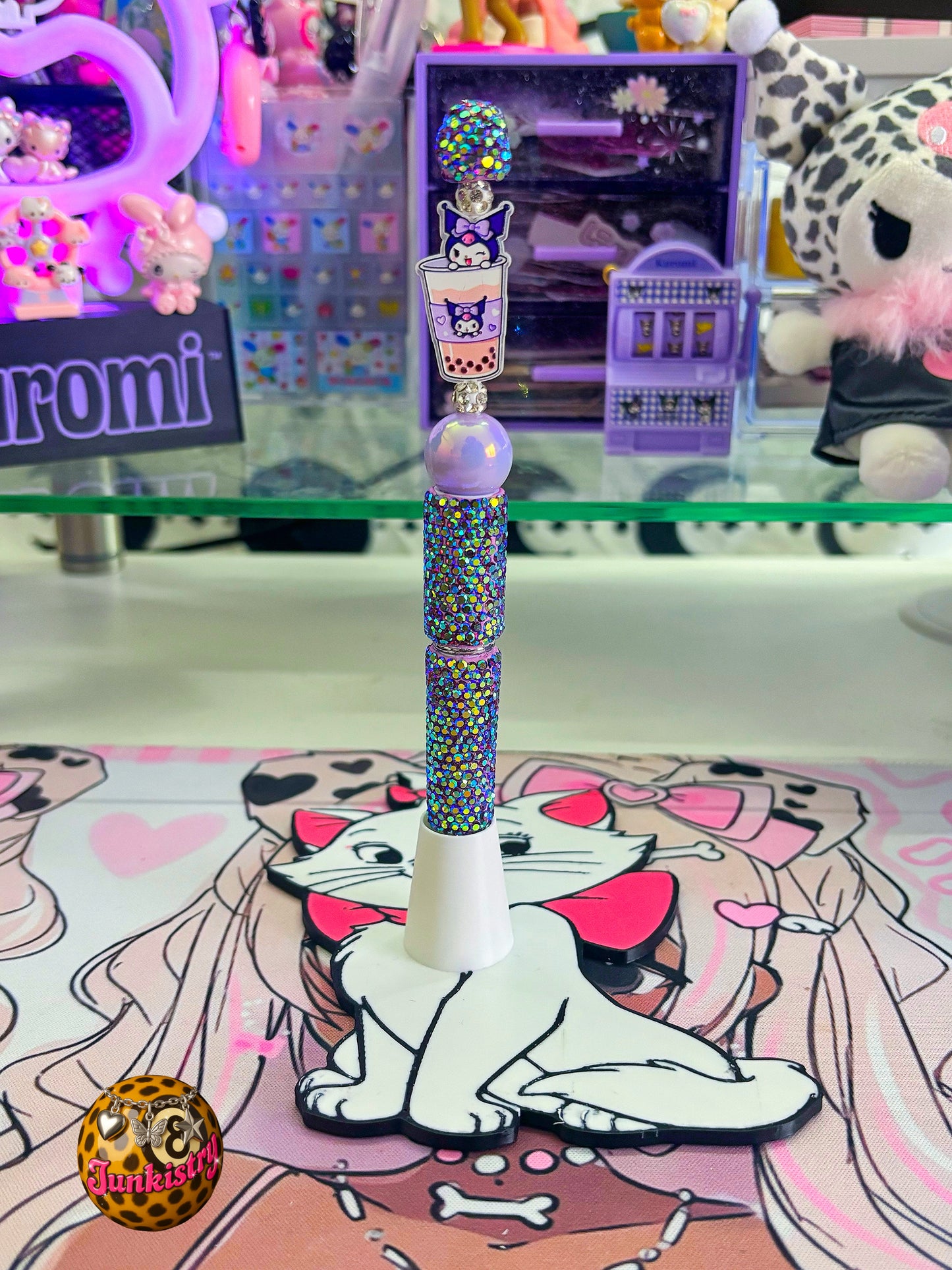 purple kuromi pen 🎀