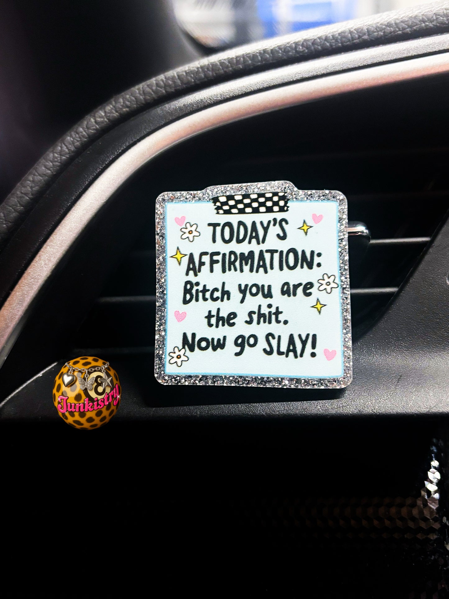 affirmation car vent clip 💎