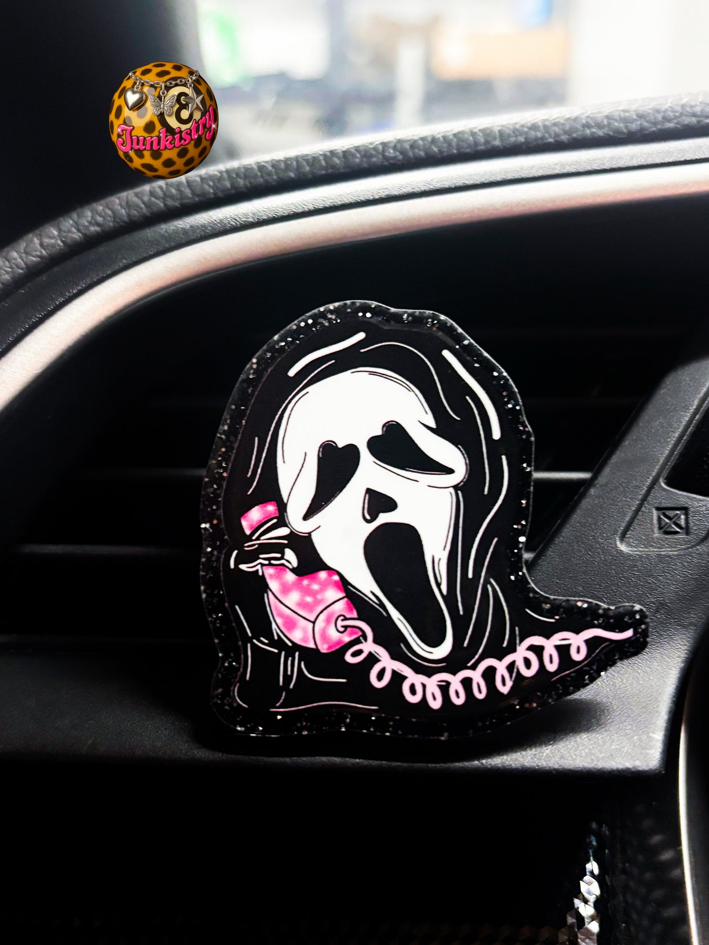 ghostface car vent clip 💎