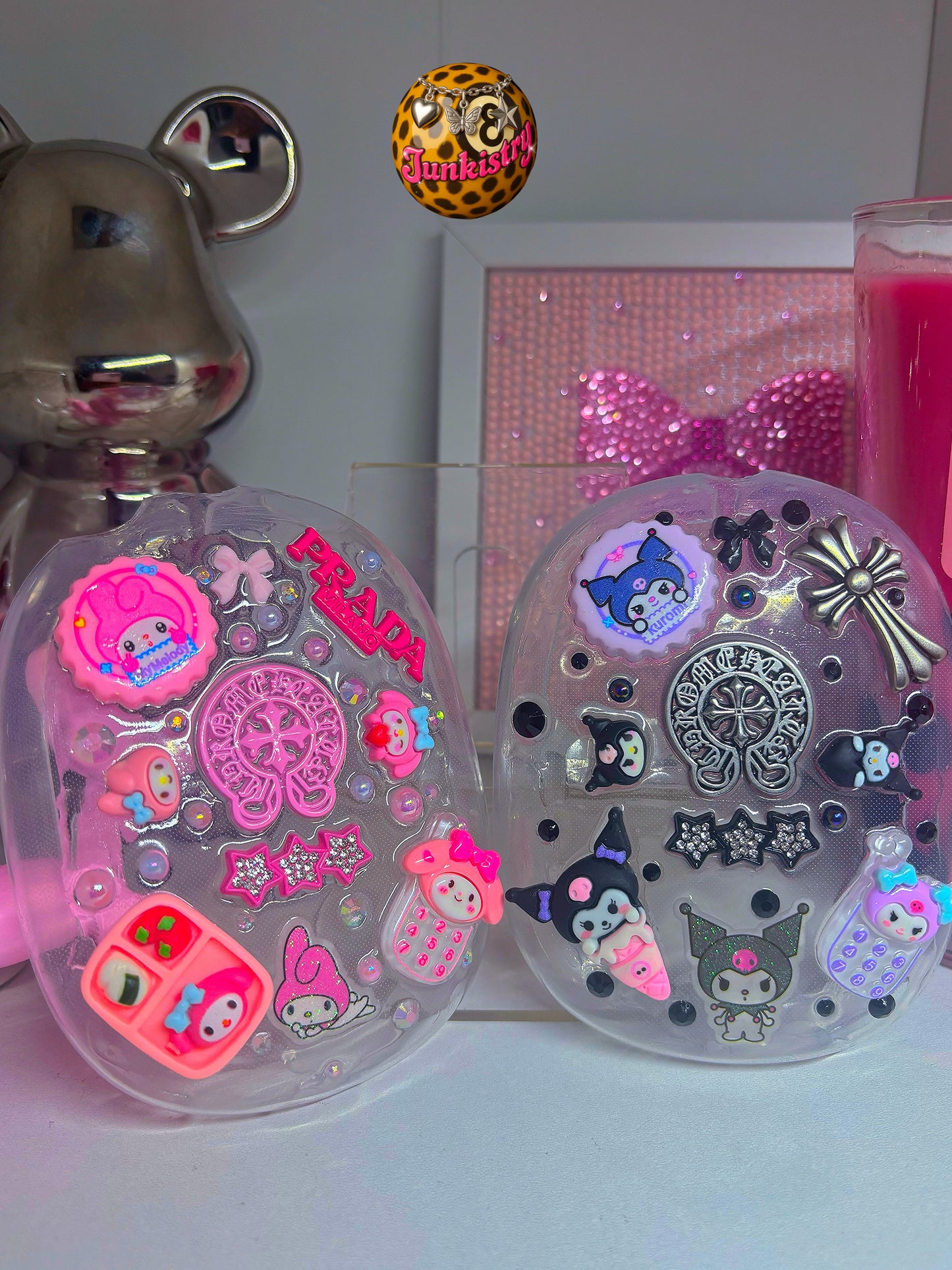 my melody and kuromi premade airpod max case 🫟