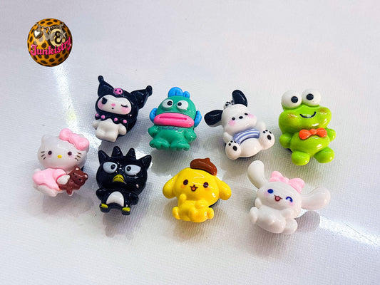 sanrio fam croc charms 𝜗𝜚 ⊹ ‧₊˚