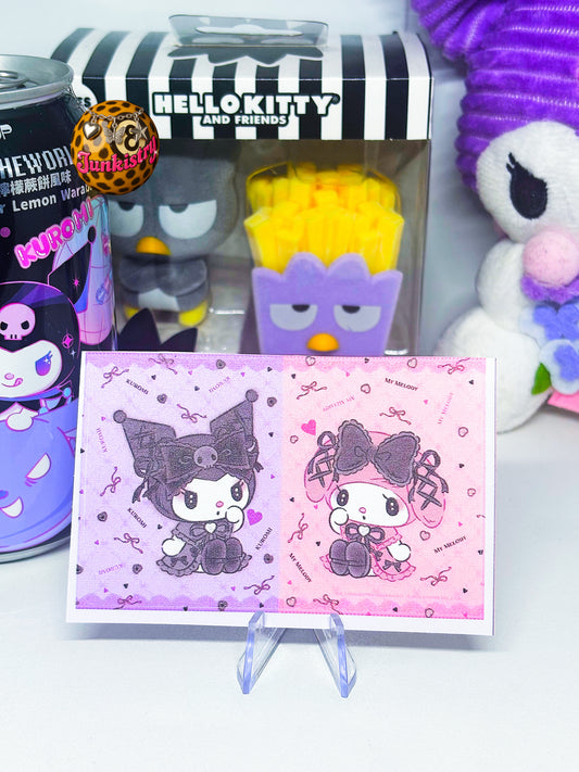 my melody & kuromi card skin