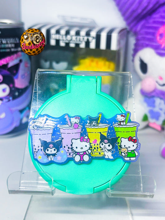 boba sanrio compact mirror🪞