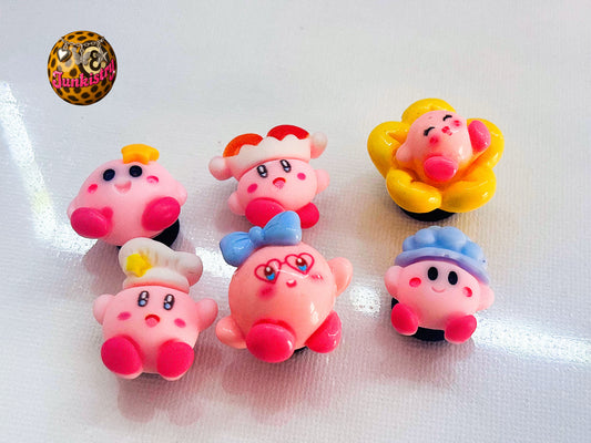 kirby croc charms 𝜗𝜚 ⊹ ‧₊˚