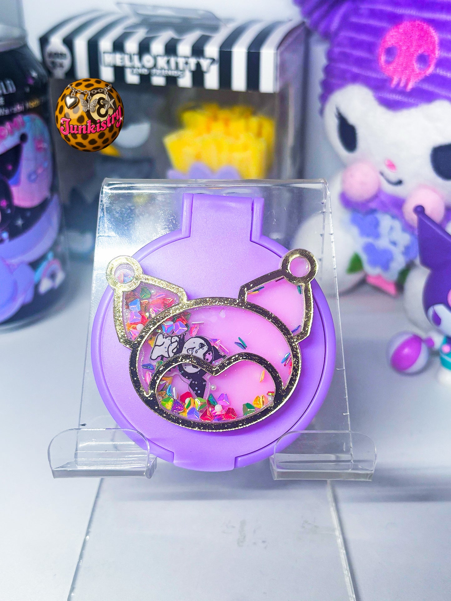 shaker kuromi compact mirror🪞