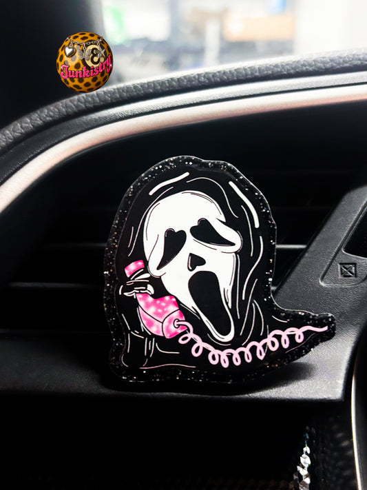ghostface car vent clip 💎