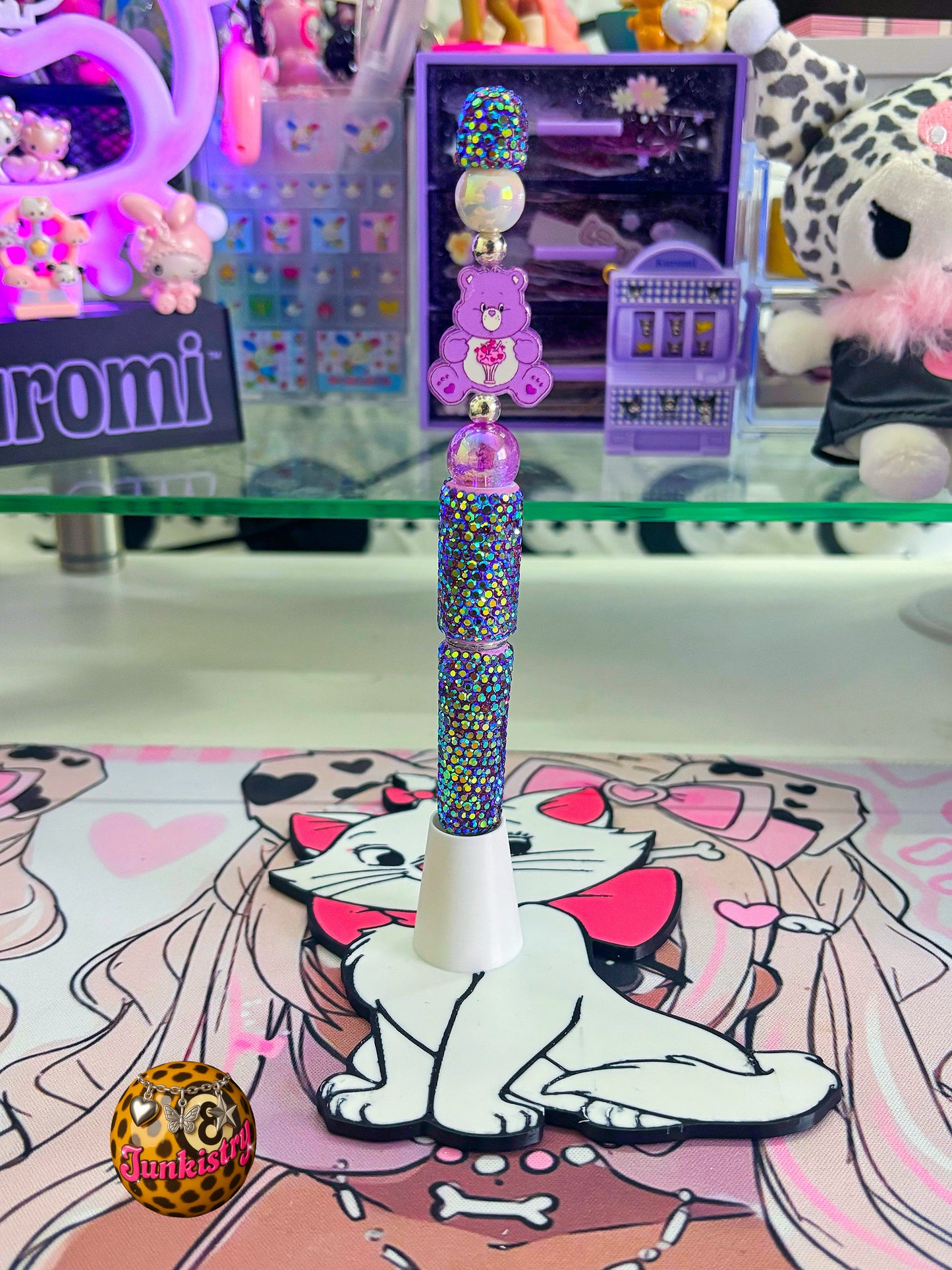 purple carebears pen 🎀