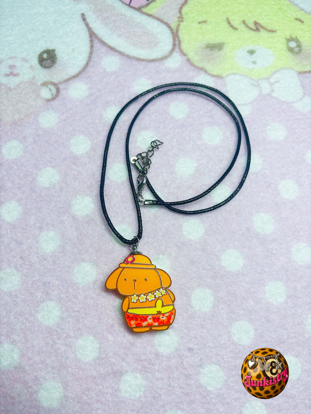 pompom necklace ✮