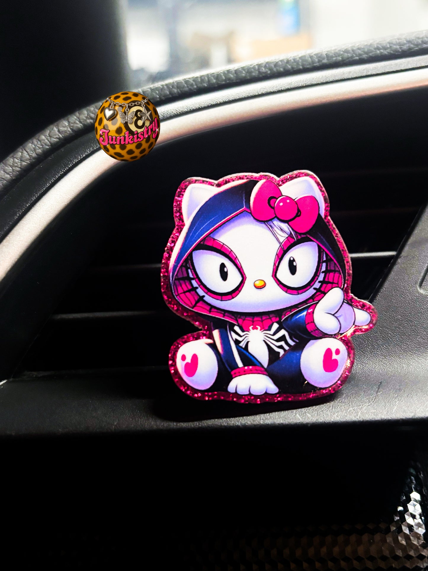spider kitty car vent clip 💎