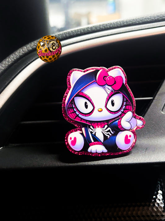 spider kitty car vent clip 💎