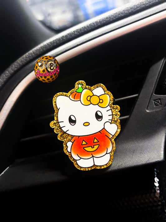 fall kitty car vent clip 💎