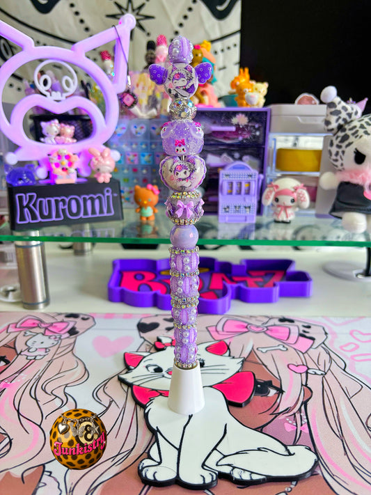 purple kuromi pen 🎀